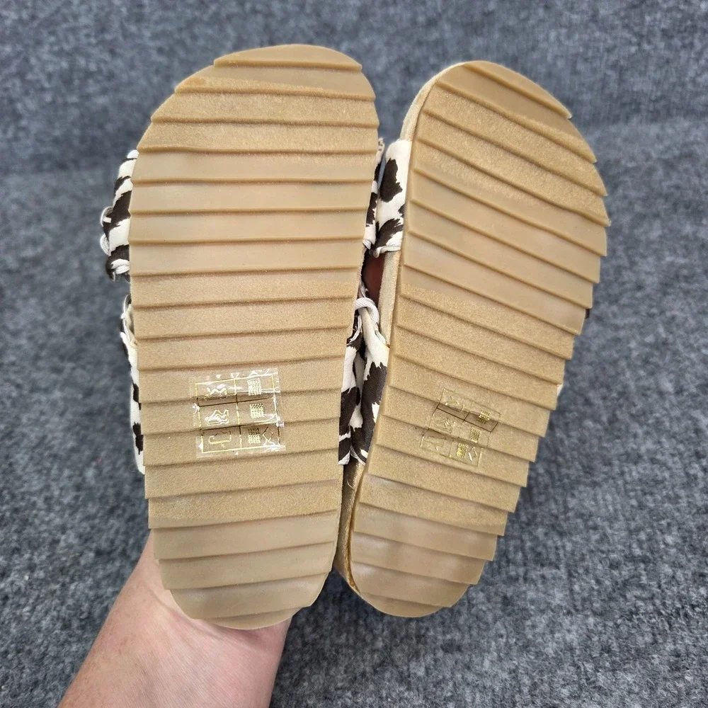 Girls' crewcuts J Crew X Loeffler Randall by Clementine slides leopard print k10